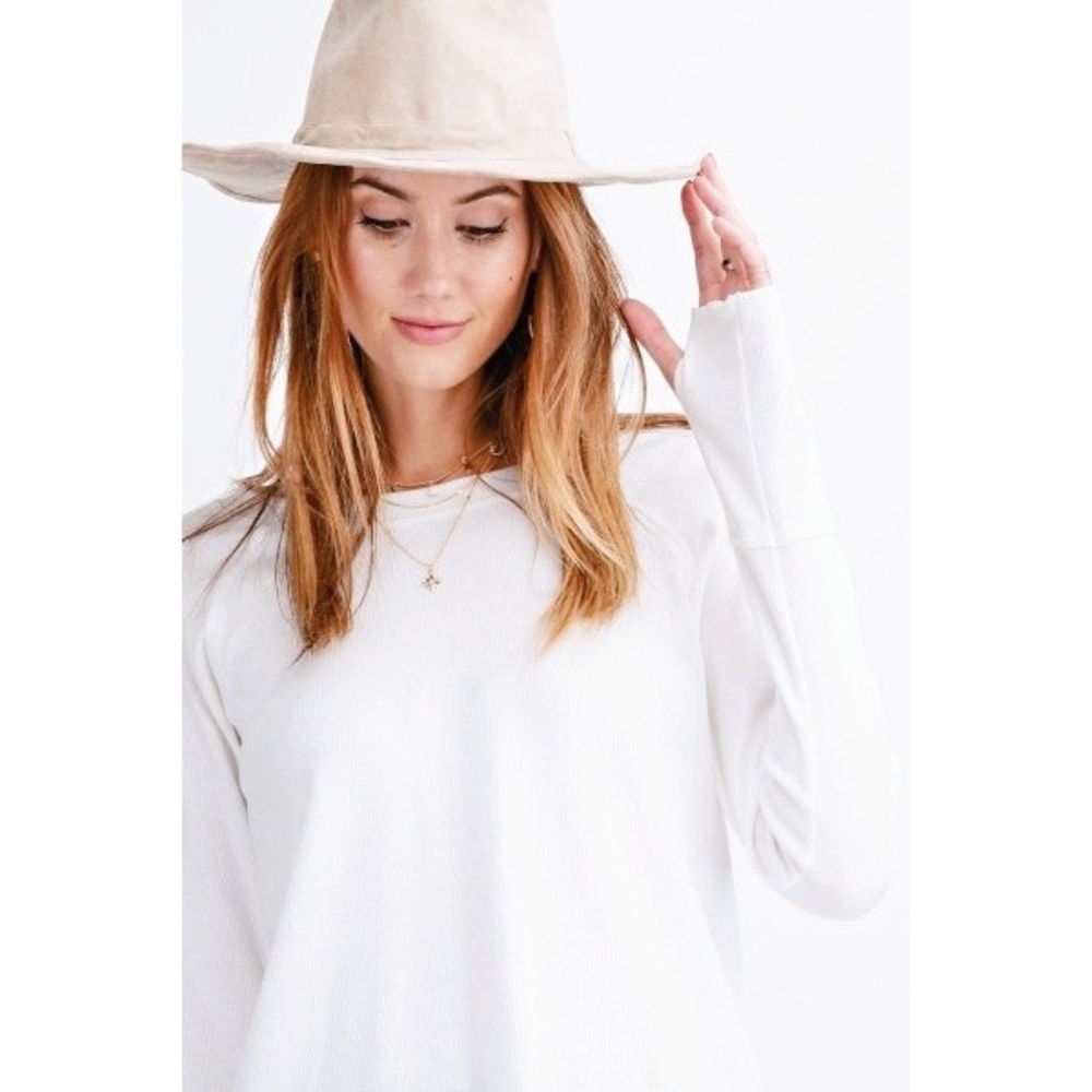 Rib Knit Tunic Top - Picture 3 of 5